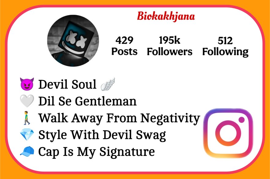 Devil bio for instagram for boy