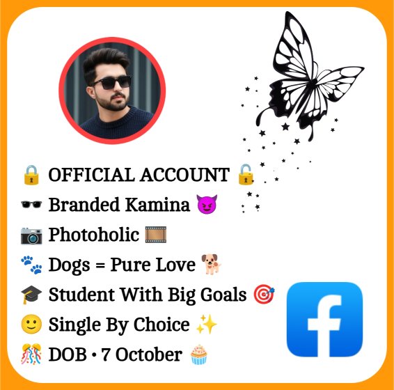 Facebook Bio For Boys