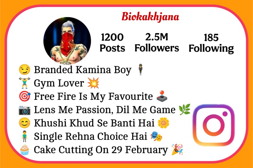 Free Fire Bio For Instagram