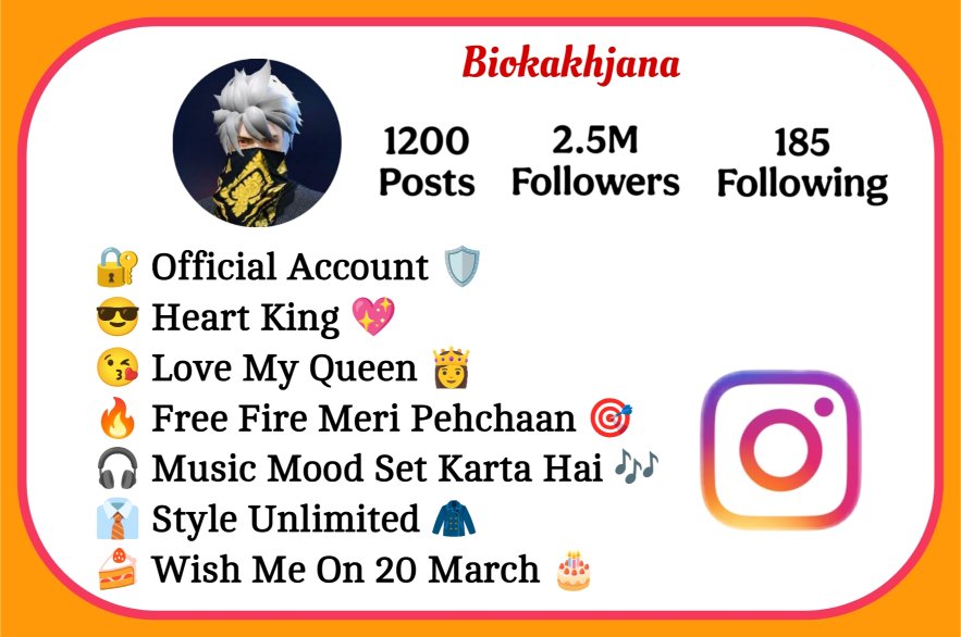 Free Fire Bio For Instagram