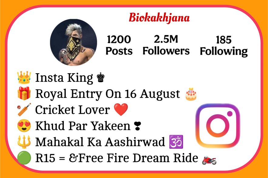 Free Fire Bio For Instagram