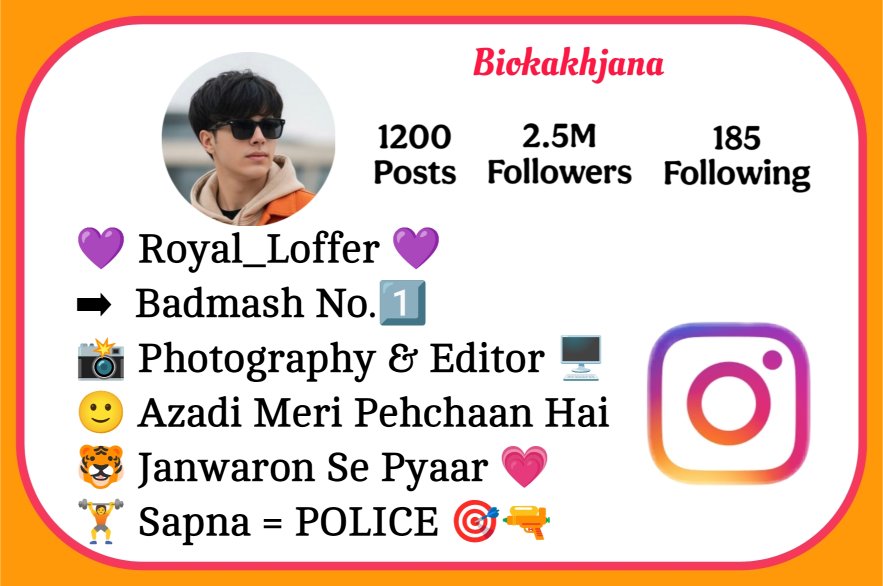 Instagram Bio for Boys Attitude