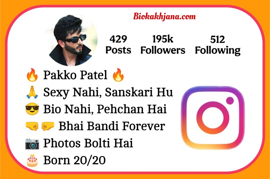 Instagram Bio In Gujarati