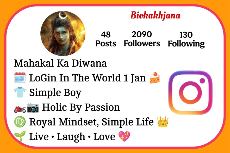 Mahakal Bio For Instagram For Boy
